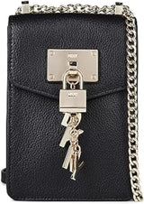 DKNY Sac porté épaule Elissa N/S Femme Sacs Naty Shop Noir / Or