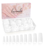 ® Ongles artificiels à coller 500 pièces Faux ongles - Ongles en gel stables - Ongles de qualité studio (couleur naturelle)