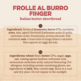 Frolle Al Burro Doigts. Biscotti préparés traditionnellement Come Una Volta. Idéal Come Fine Pasto Goloso, Ma Anche Da Abbinare Al the O Al Caffè. Conditionnement Oui 150 G
