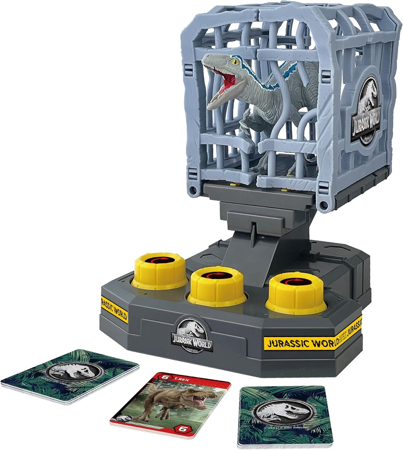 EPOCH Games, Jurassic World - Cage Breaker, 7523, jouet dinosaure, jeu de société pour enfants à partir de 4 ans