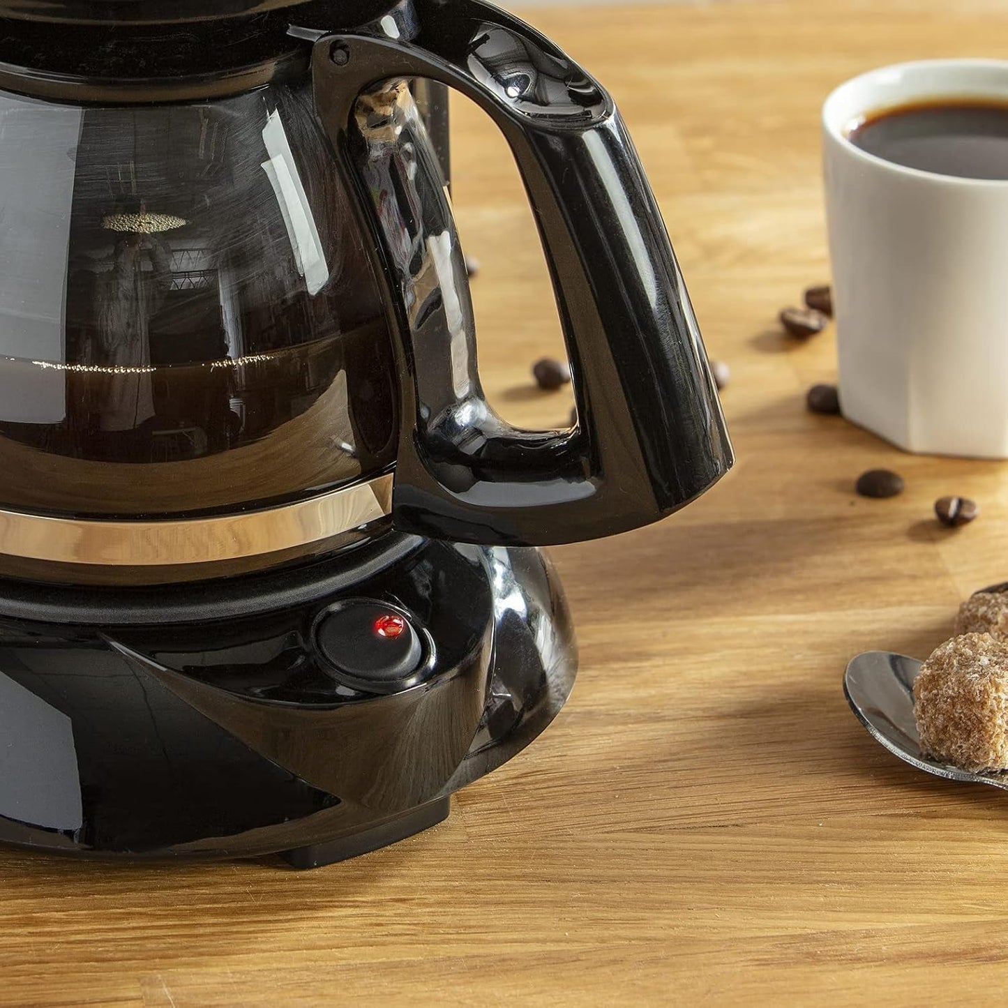 FG150813 Cafetière Subito, 6 tasses, Noir/Acier inoxydable