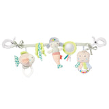 Fehn Chaîne de mobile pour bébé Panda Baby Mobile - chaîne de mobile pour bébé avec de jolies figurines - jouet pour bébé à suspendre flexible - jouet de poussette pour bébés et jeunes enfants à partir de 0 mois Baby Toys Naty Shop Tout-petits