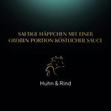 Nourriture humide pour chats Sheba Selection en sachets portionnés avec poulet et bœuf en sauce 28x85g
