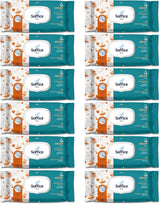 Feuchttücher Für Neugeborene, 72 Stück, Pop-Up Argan – Accessoires et produits pour l'hygiène des bébés, idéal pour le nettoyage du bébé et la maternelle – Lingettes pour bébé de santé et de rééducation – 12 paquets Naty Shop