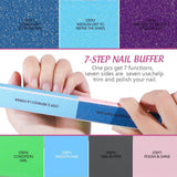 FANDAMEI 20 Stücke Buffer Für Nagel, Nagelfilen Für Gelnägel, Profi Nagelfeile 100/180, Polierfeile Fingernägel, Filen Für Gelnägel, Kit Manucure & Pédicure