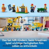 LEGO 60391 City Véhicules de construction et grue à boulets de démolition, pelle, camion-benne et véhicules de transport, jouet éducatif pour enfants à partir de 4 ans Besuche den LEGO-Store
