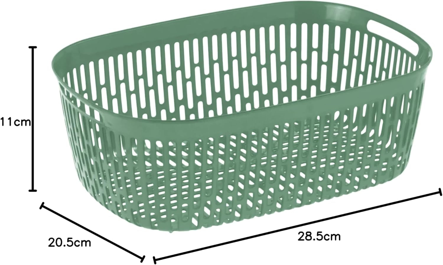 Scie pour conserver l'arôme des fruits, plastique, verte, 4 LT - rectangulaire Boîtes de conservation alimentaire Naty Shop