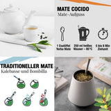 ORIGEENS BIO YERBA MATE AU CITRON ET GINGEMBRE 200 G - Le thé énergisant I Thé Yerba Mate Bio, non torréfié, feuilles, sans tiges ni poussières