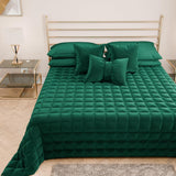PETTI Artigiani Italiani - Couvre-lit simple, couvre-lit double face, couvre-lit à ressorts, bleu nuit, blanc, 100% Made in Italy