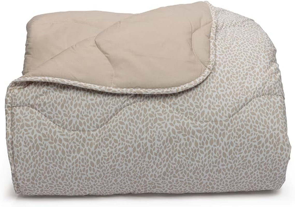 Foppapedretti Couette pétales de sauge Notte & Natura, housse, 100% coton, fabriquée en Italie Couettes et couettes Naty Shop Fleurs de sable King Single