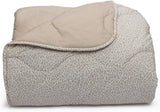 Foppapedretti Couette sable Notte & Natura Petals, couette pour lit simple, 100% coton, fabriquée en Italie Couettes et couettes Naty Shop Fleurs de sable Lit simple