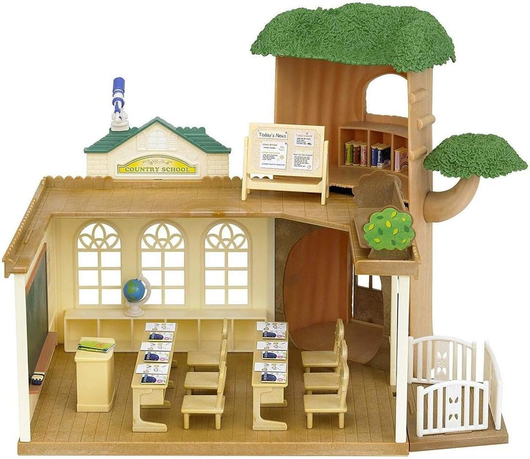 Sylvanian Families 5105 École d'Oak Grove - Ensemble de jeu pour maison de poupée
