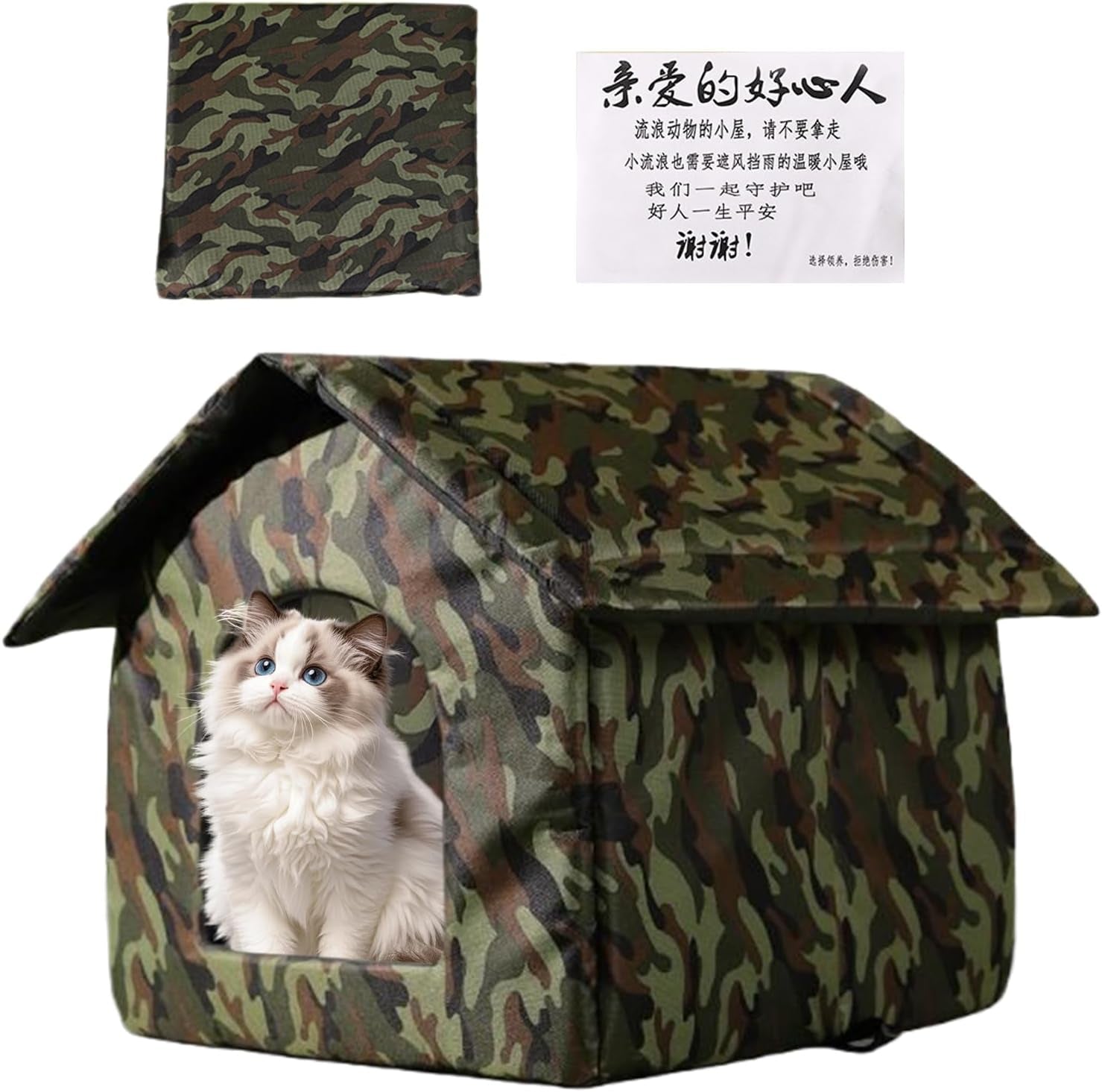 Outdoor Katzenhaus - Reise Hydratisierendes Spray Für Gesicht 100ml,rutschfeste Schlafhöhle Winddichtes Versteck,Maquillage pour les amis de la famille