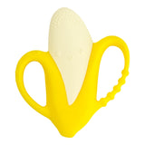 Infantino Lil' Nibbles, anneau de dentition en silicone texturé, jouet de dentition pour bébé sans BPA, doux, facile à tenir, stimulation sensorielle pour nourrissons, brocoli