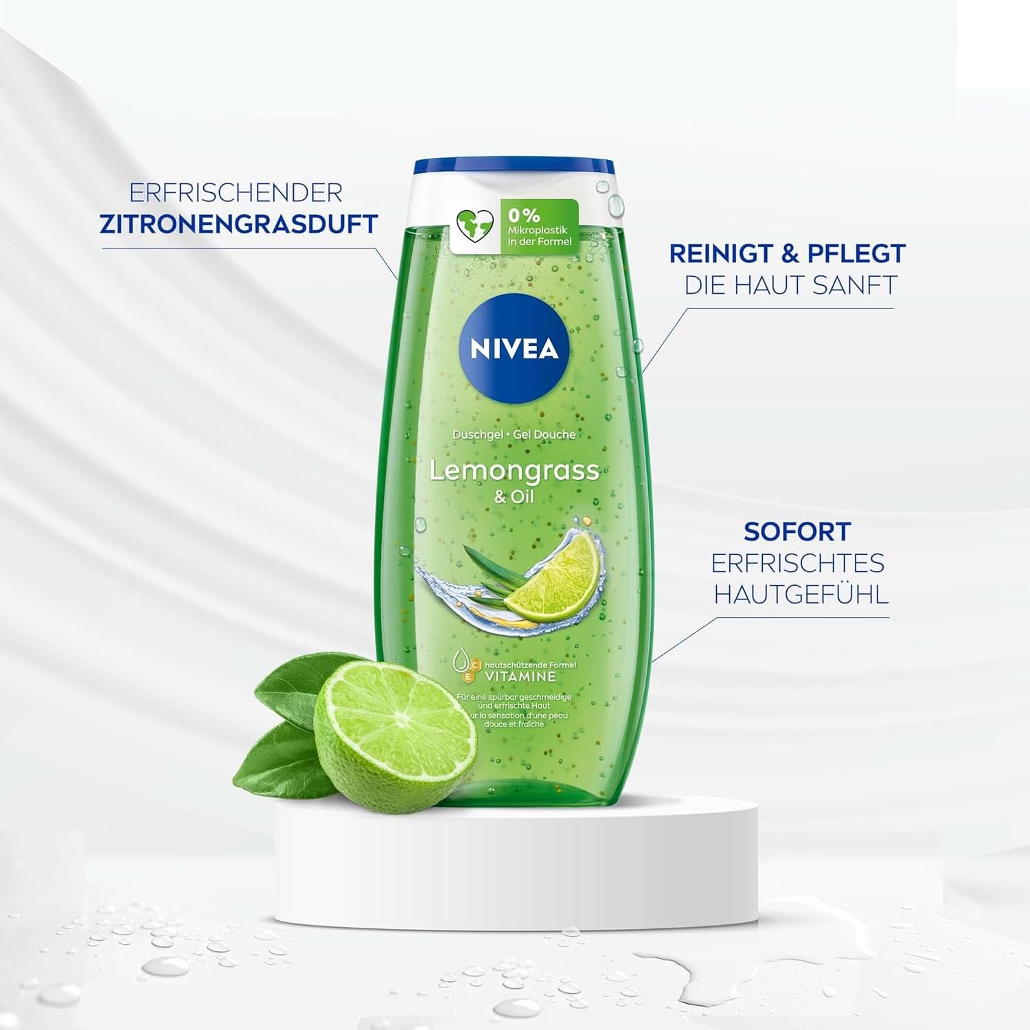 Gel douche NIVEA Citronnelle Et Huile, 250 ml Douche et bain Naty Shop