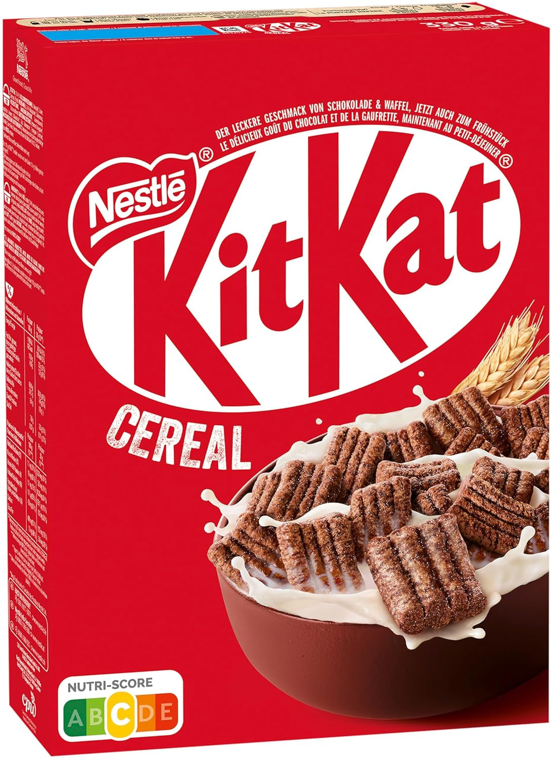 Nestlé Céréales, Knusprige Frühstücks-Cerealien Mit Der Typischen -Waffel Und Köstlicher Schokolade, 1Er Pack (1 X 330G) Cereale Naty Shop Titre par défaut