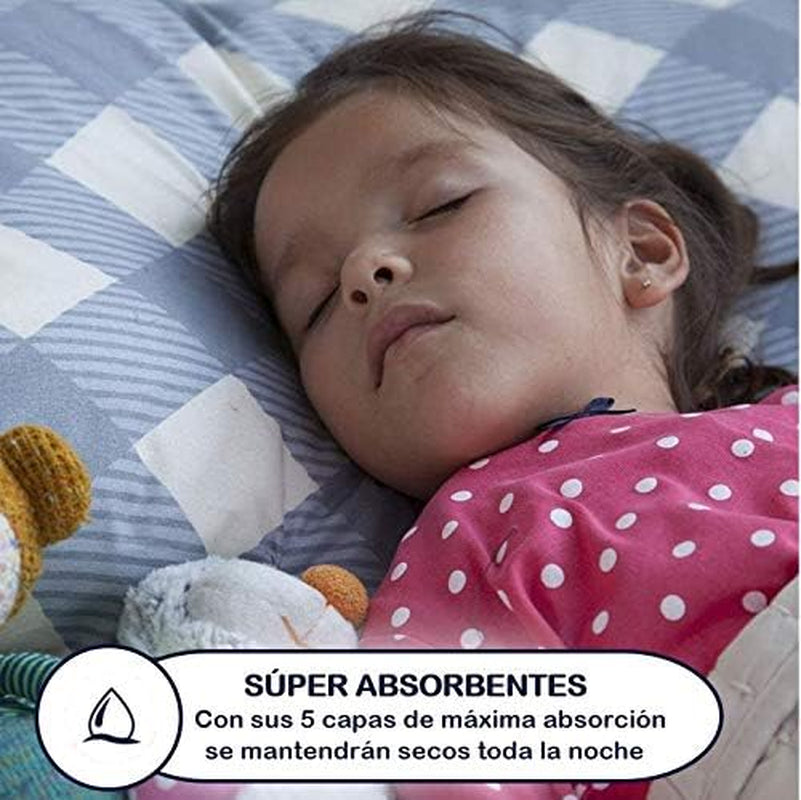 Pantalon de pyjama DryNites pour filles de 3 à 5 ans, 1 paquet (1 x 16 pièces)