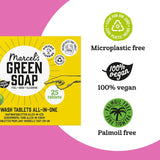 Marcel'S Green Soap Pastilles Lave-Vaisselle Tout-En-Un - Pamplemousse & Citron Vert - 25 pièces Détergents de Cuisine Naty Shop