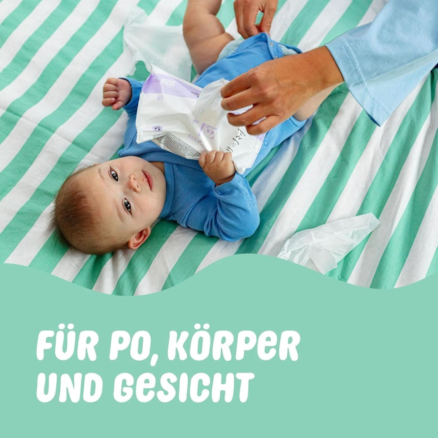 Naïf Plastikfreie Feuchttücher 864 Stück (16Er X 54 Feuchttücher) - Pflege Für Babypo, Körper Und Gesicht - 99% Aus Wasser - 0% Parfüm Und Alkohol - Nachhaltige Feuchttücherbox Eukalyptus Sensitiv Naty Shop