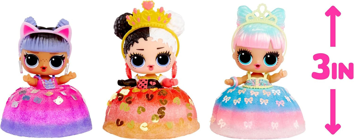 L.O.L. Surprendre! Mix & Make Birthday Cake Tots - Avec poupée à collectionner, robe à gâteau DIY, "cuisson" et décoration du gâteau, ingrédients et paillettes - Poupée avec robe à gâteau - Idéale pour les filles à partir de 3 ans Naty Shop Dolls
