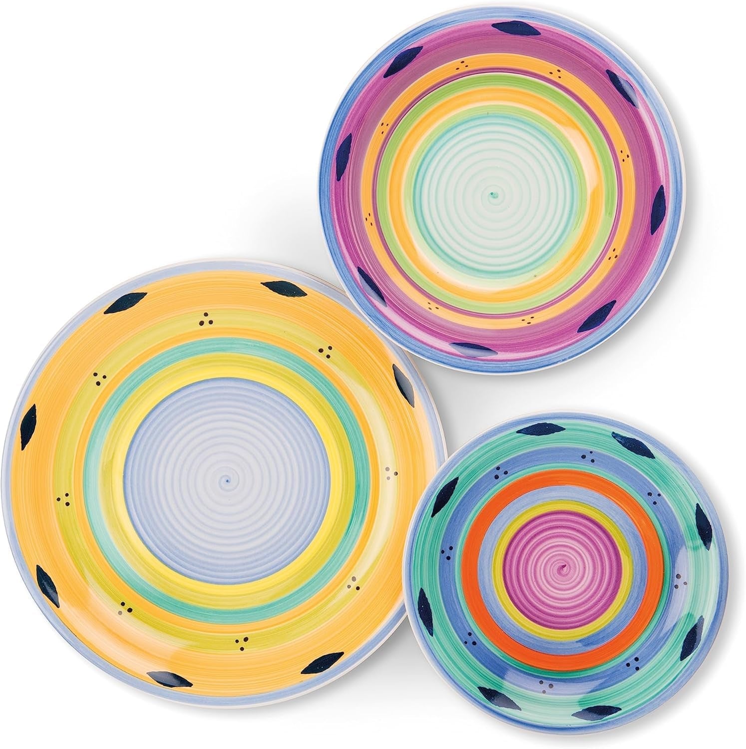 Service de table Excelsa Esprit, céramique, multicolore, 18 pièces