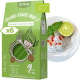 Elf-Family 270g x6er Box (paquet de 12) Bio Konjak Nudeln Ultra Low Carb Shirataki Nudeln Vegan Glutenfree-Instant Nudeln sans Kohlenhydrate/Keto/Kalorienarme/Fettfrei/Zuckerfrei -Spaghetti MHD : 12/11/2026
