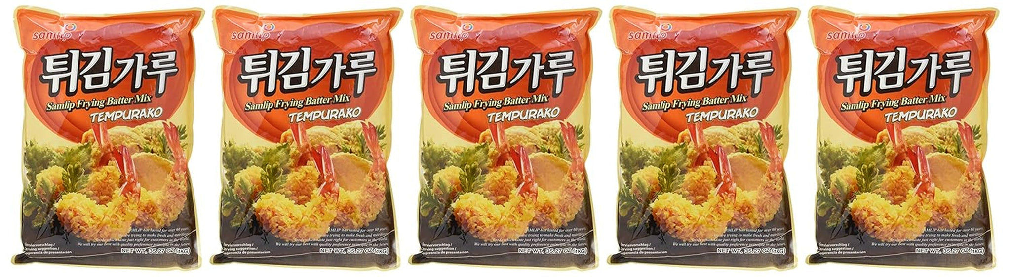 Backmischung Für Tempura Gerichte, 5Er Pack (5 X 1 Kg) Mélange pour la pâtisserie et la cuisine Naty Shop