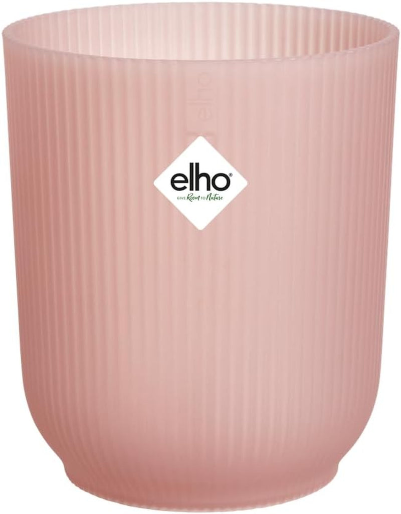 elho Vibes Fold Orchid High 12,5 cm - Pots d'orchidées d'intérieur - Pots de fleurs d'intérieur - Plastique 100% recyclé - Blanc/Blanc soyeux