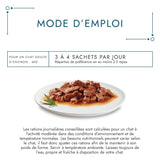 Perle | Porte-sauce | Chat adulte | Boeuf, Poulet, Thon, Saumon | 12x85g | Sachets fraîcheur (l'emballage peut varier)
