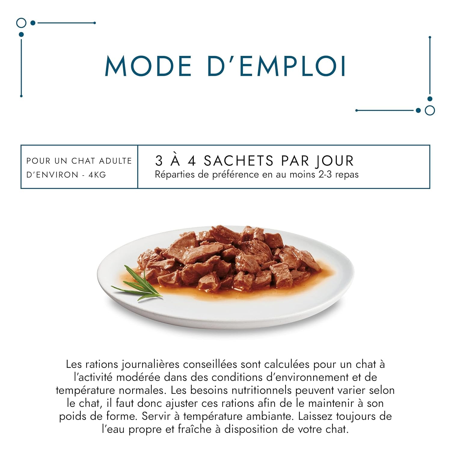 Perle | Porte-sauce | Chat adulte | Boeuf, Poulet, Thon, Saumon | 12x85g | Sachets fraîcheur (l'emballage peut varier)