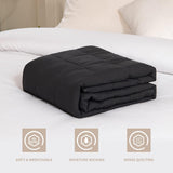 Couverture lestée 150X200Cm 8Kg couverture de relaxation adulte pour améliorer le sommeil couverture lestée grise Good Nite lits et couvertures