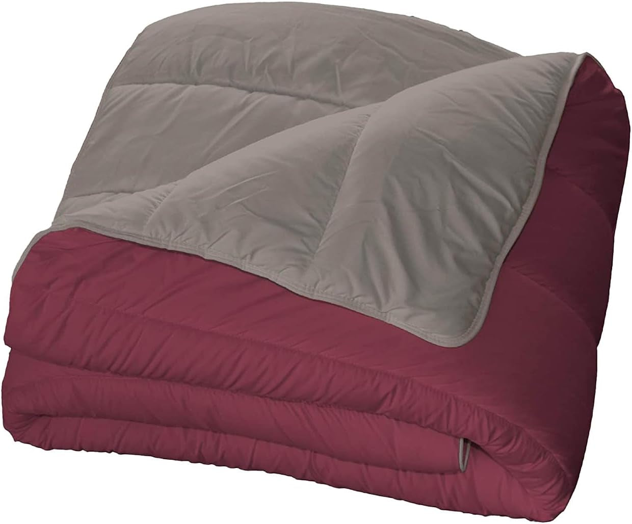 Bleu Câlin Couette imprimée 1 personne Hermance, polyester, bleu/gris, 140 X 200 Cm Couettes et couettes Naty Shop Bordeaux/poivre 140X200 Cm