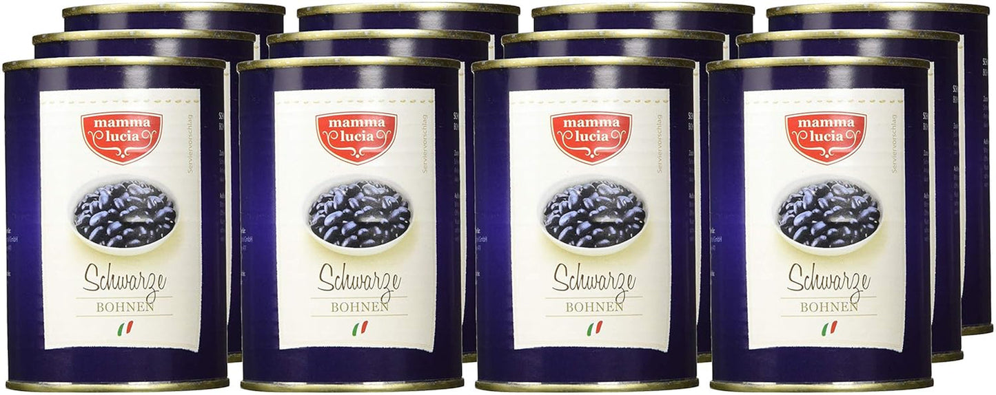 Haricots noirs, paquet de 12 (12 x 425 ml)