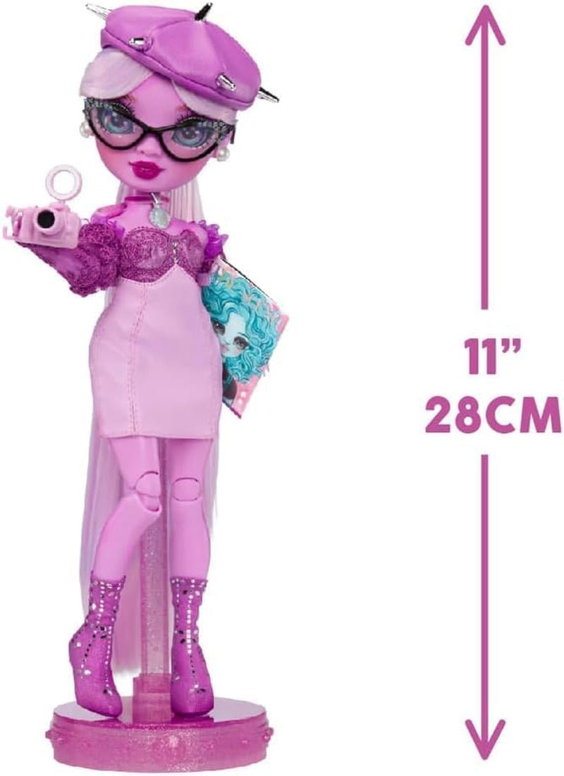 Rainbow High Shadow High F23 Poupée mannequin Violet