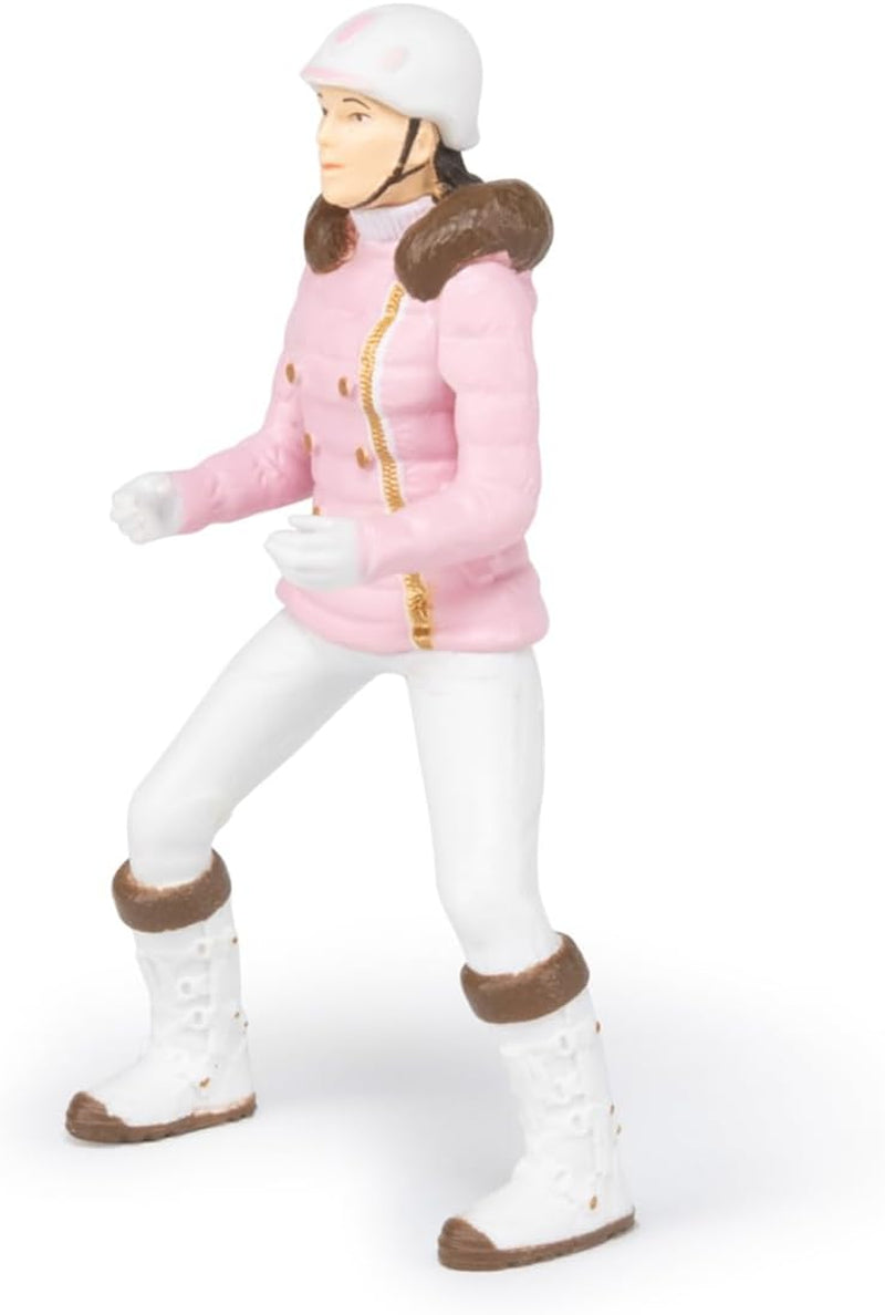 PAPO - Figurine Cheval - Rider Fashion Winter, passion de l'équitation, jouet pour enfants à partir de 3 ans. Figurines Naty Shop