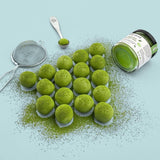 Poudre de matcha de qualité cérémonielle Purechimp 50 g. Poudre de thé 100 % pure cultivée à l'ombre pour les lattés, les infusions et les recettes. Pot recyclable. Riche en antioxydants.