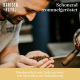 BARISTA ROYAL Bio Kaffeebohnen 1kg "Sélection Spéciale" | Frische Kaffeebohnen direkt gehandelt | 70 % Arabica, 30 % Robusta Café Ganze Bohnen | Idéal pour les machines entièrement automatiques et à filtre