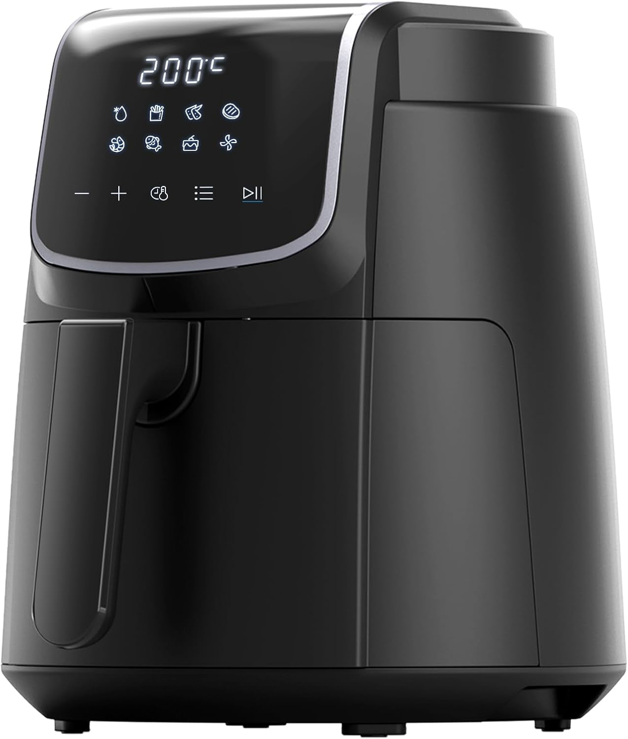 Friteuse à air chaud Midea 2L, friteuse à air 1150W, sans huile, friteuse à air chaud, fonction d'arrêt automatique appareils ménagers Naty Shop 4L