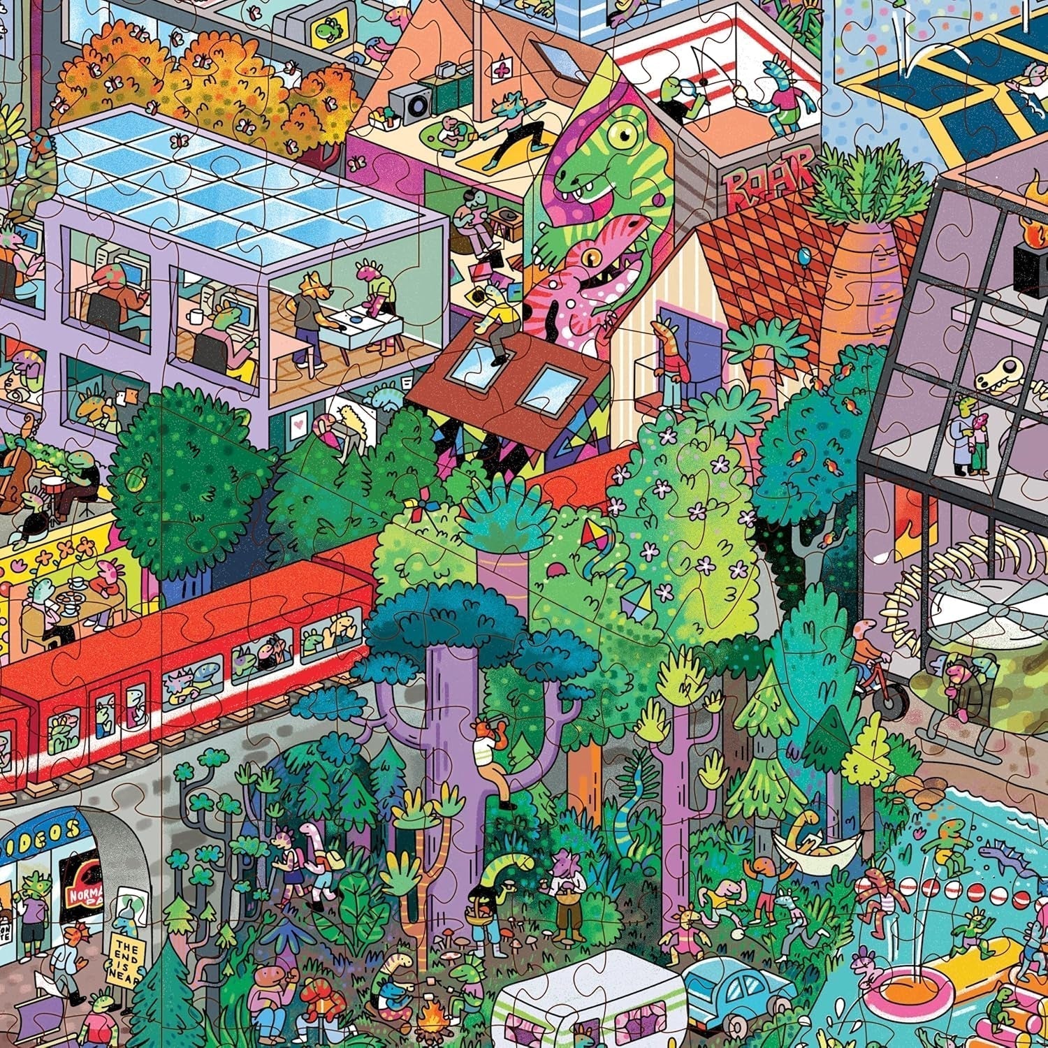 Big Rockstadt - Puzzle 1000 pièces par The Magic Puzzle Company - Série quatre Puzzle Naty Shop