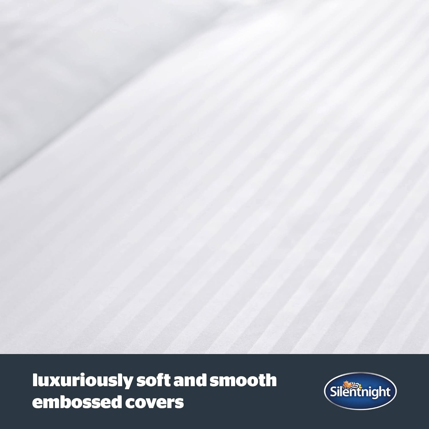 Couette Silentnight Hotel Collection pour lit double, 13,5 TOG, blanc, microfibre, blanc, lit simple 135 X 200Cm Couettes et couettes Naty Shop