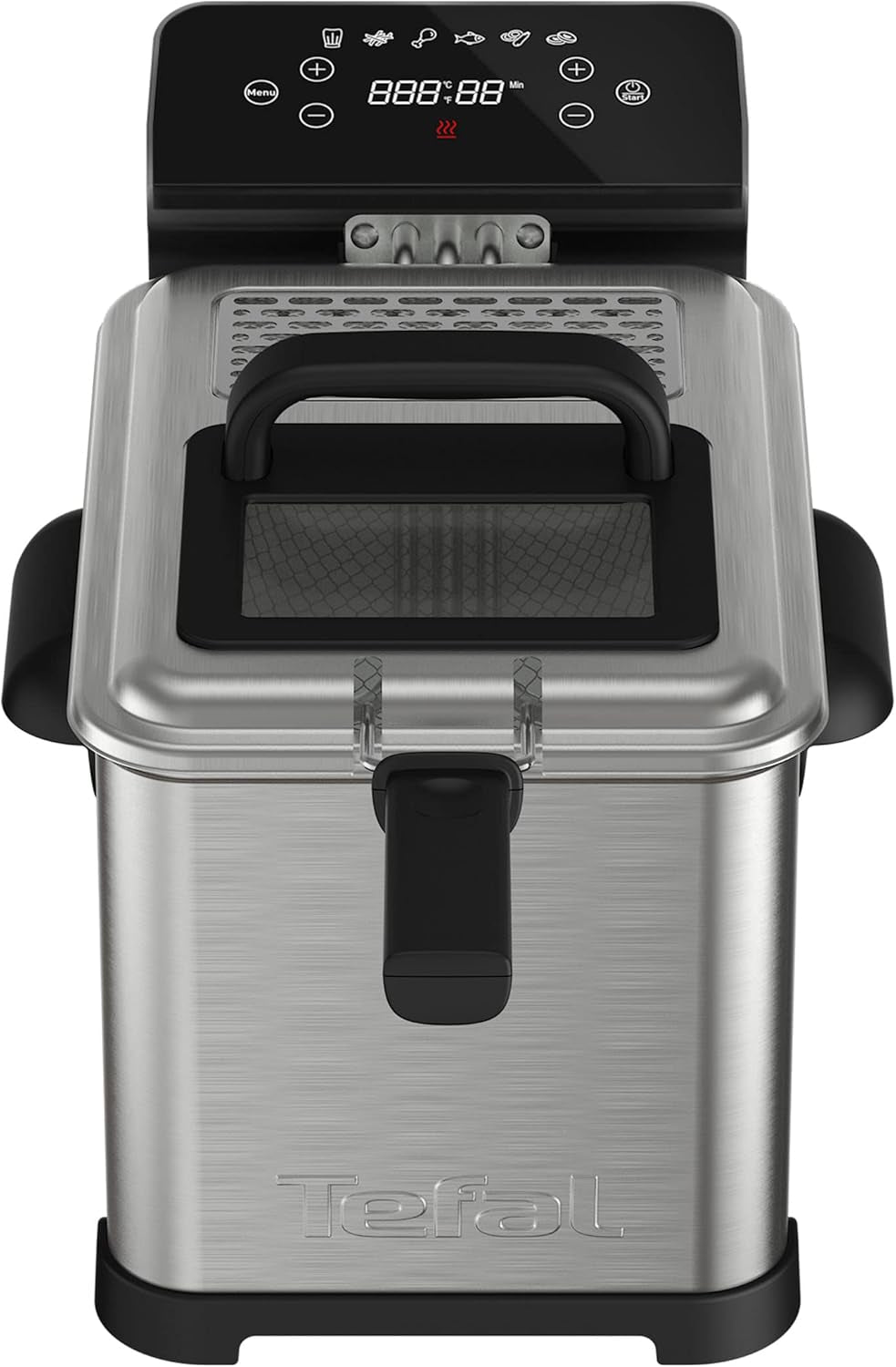 Tefal Family Pro Access 4,0L, 3000 Watt, semi-professionnel, avec huile, réservoir d'huile amovible, technologie de zone de refroidissement Électroménagers Naty Shop Family Pro Digital Access 4,0L