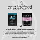 Nourriture humide pour chats Catz Finefood Purrrr Sheep Monoprotein no. 113, pour chats à digestion sensible, 70% de viande, 16 sachets de 85 g chacun