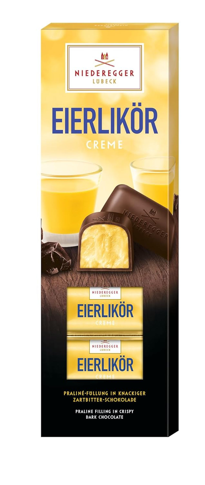 Chocolat classique Niederegger "Crème aux œufs" 100g