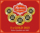 Reber Mozart Balls - Sachet de Confiserie de 8 Pièces - Véritables Boules Reber Mozart Chocolat Noir, Massepain & Nougat - 1 x 160g