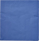 SER4230239 Serviette 40 X 40, 2 épaisseurs, pli 1/4, 100 serviettes, 2 épaisseurs, bord lisse, bleu