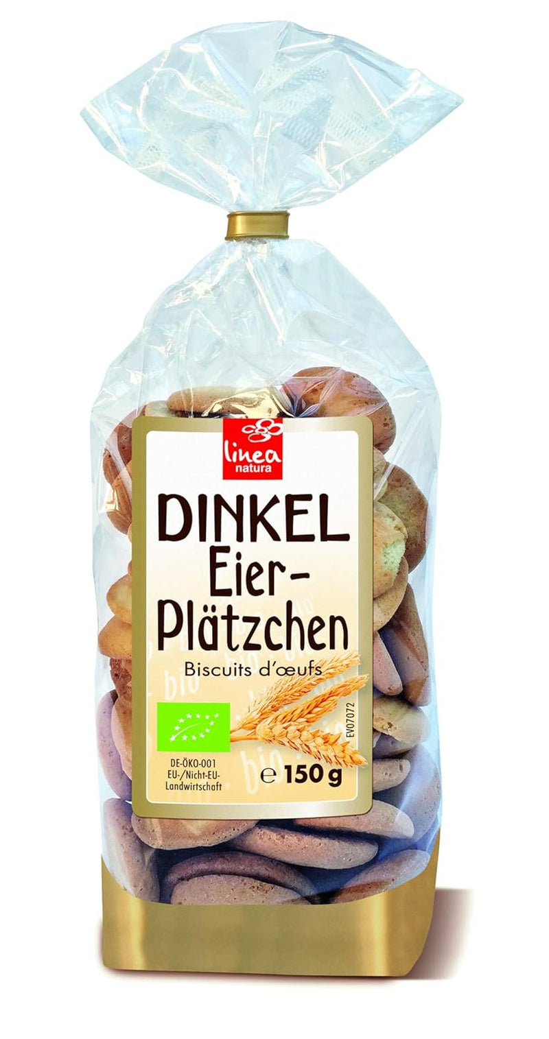 Biscuits aux œufs d'épeautre bio, Biscuits aux œufs 38% bio, 150g