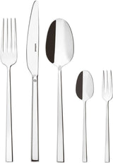 Sambonet 52562-N2 Rock inox - Ménagère monobloc inox 18/10 Cuisine Naty Shop Set 12 personnes - 60 pièces