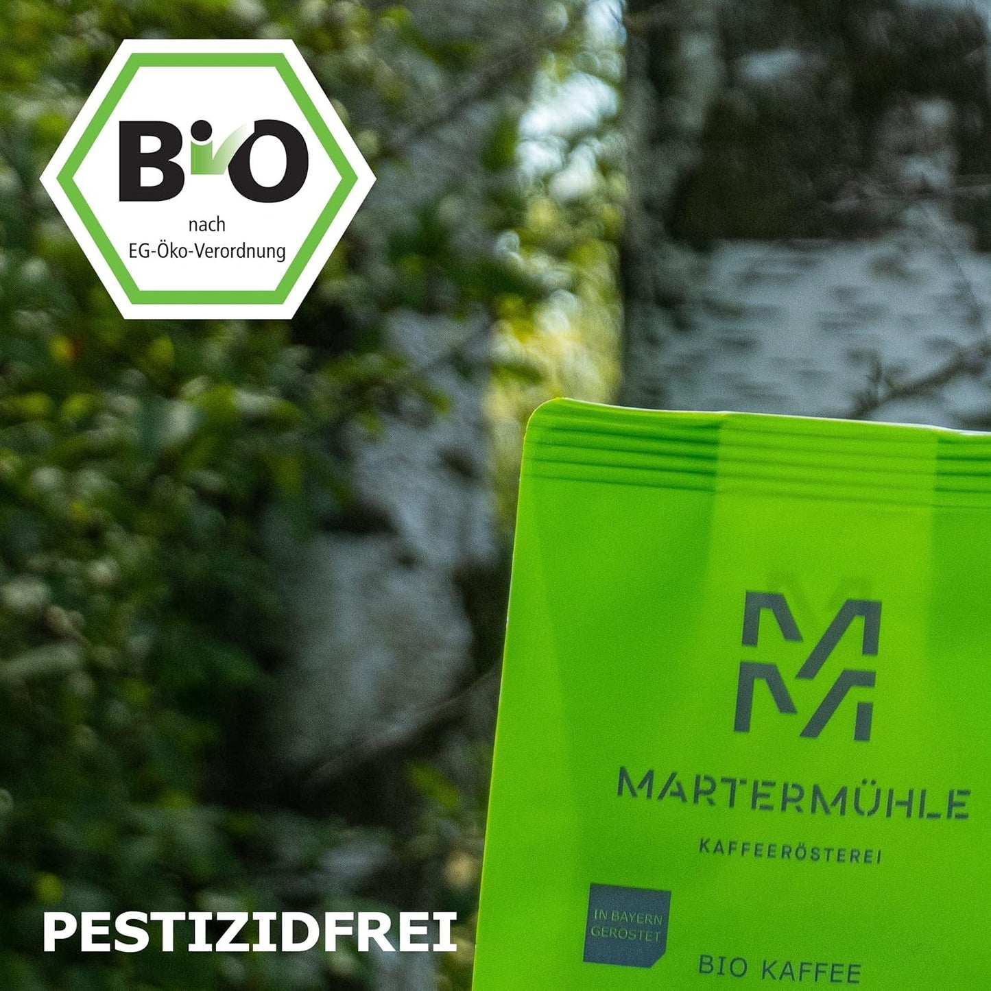 Martermühle coffret d'échantillons de grains de café bio 3x250g force légère/moyenne I Arabica I Grains de café bio entiers légèrement torréfiés, faible acidité (68/74/426)