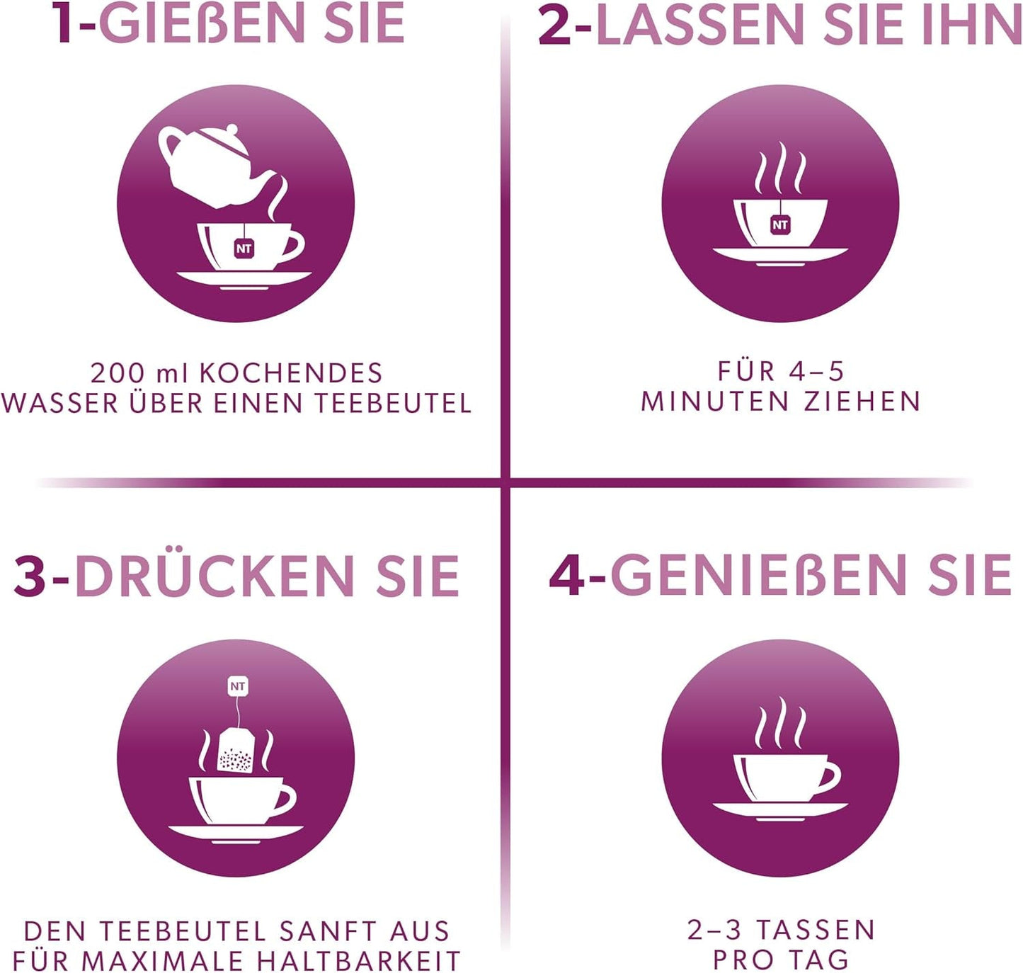 Nutra Tea Sureau et échinacée, Thé immunité et rhume, Thé de soutien immunitaire, Combat contre le froid, 20 sachets de thé réutilisables, Tisane naturelle