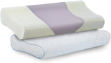 PARADIES Oreiller cervical 40X80 Cm - Revita Ergonomique - Certifié IGR, Oreiller ergonomique de soutien du cou Hauteur : 10 Cm Oreillers orthopédiques cervicaux Naty Shop Latex Vario-Ergonomique